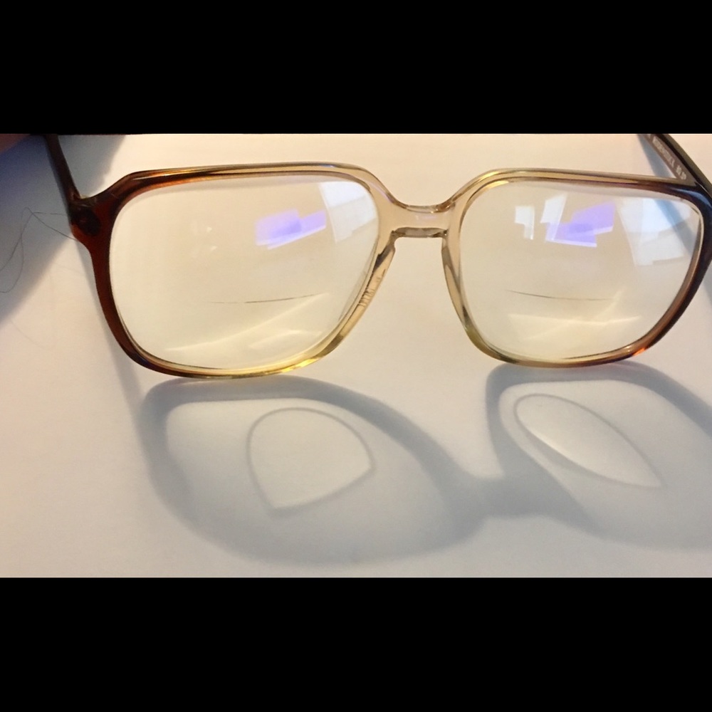Rodenstock Eyeglass Frame Germany Brown Clear